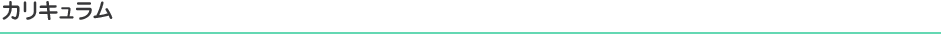 カリキュラム